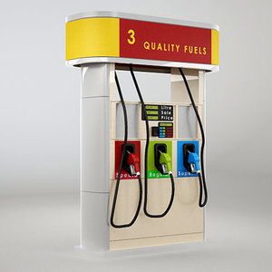 gas dispenser generic 3d max