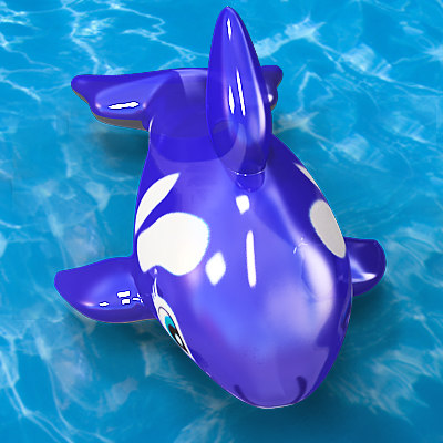 inflatable dolphin