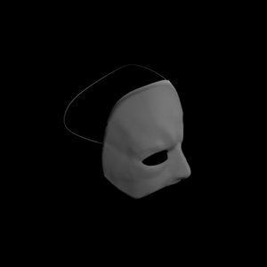 3d model mask phantom