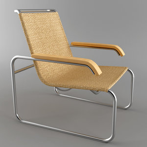 lounge chair 3d 3ds