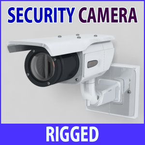 3d security camera model