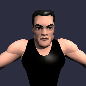 3ds max male man