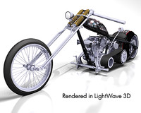 lightwave skull theme chopper