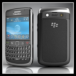 blackberry bold 9700 3d model