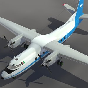 maya aircraft an-24 transport ariana