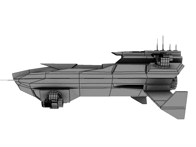 space frigate 3d max