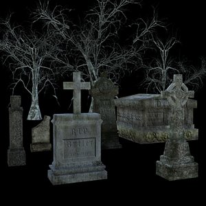 fbx graveyard pack assets