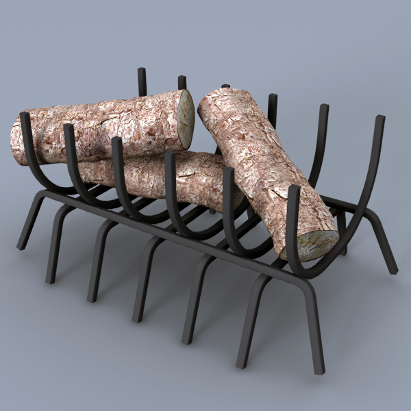 Fireplace Grate 3d 3ds