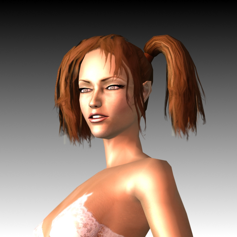 性感的女孩013d模型