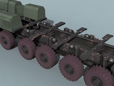 mzkt-79221 chassis 3d model