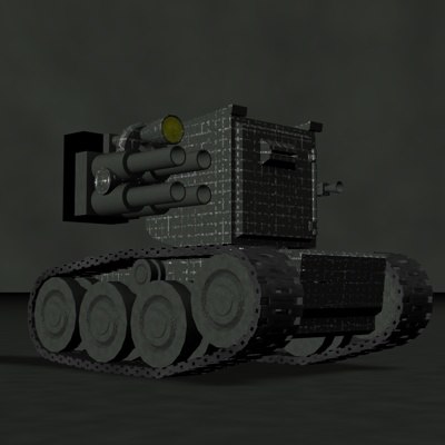 3d model little tank