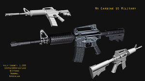 3d m4 carbine rifle