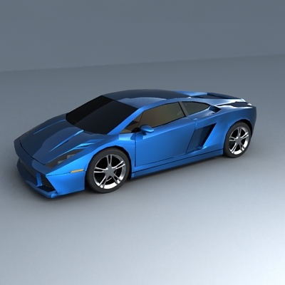 3d model lamborghini gallardo