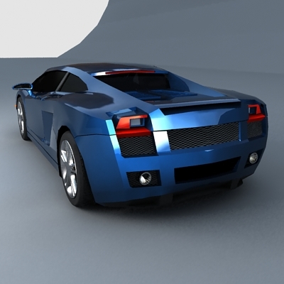 3d model lamborghini gallardo