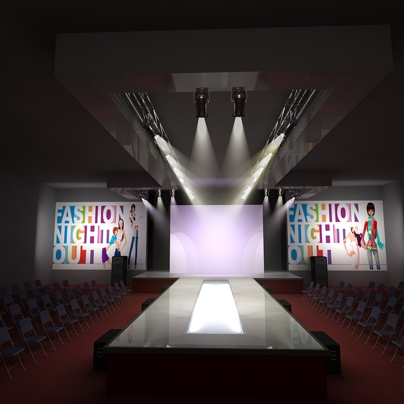 3dsmax catwalk stage