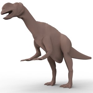 obj muttaburrasaurus herbivorous ornithopod