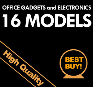 office electronics gadgets 3d model