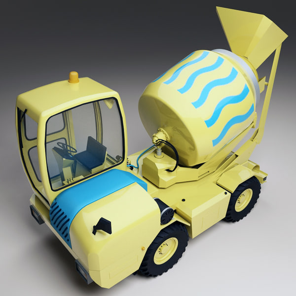 realistic mixer truck rc car