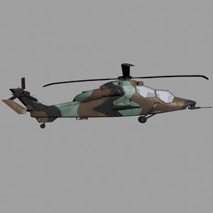 3d eurocopter tiger hap french model