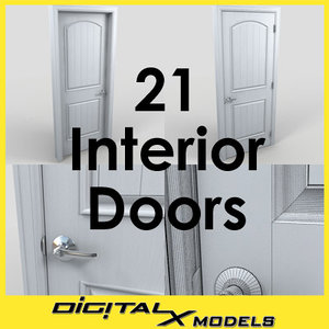 interior doors 3d model