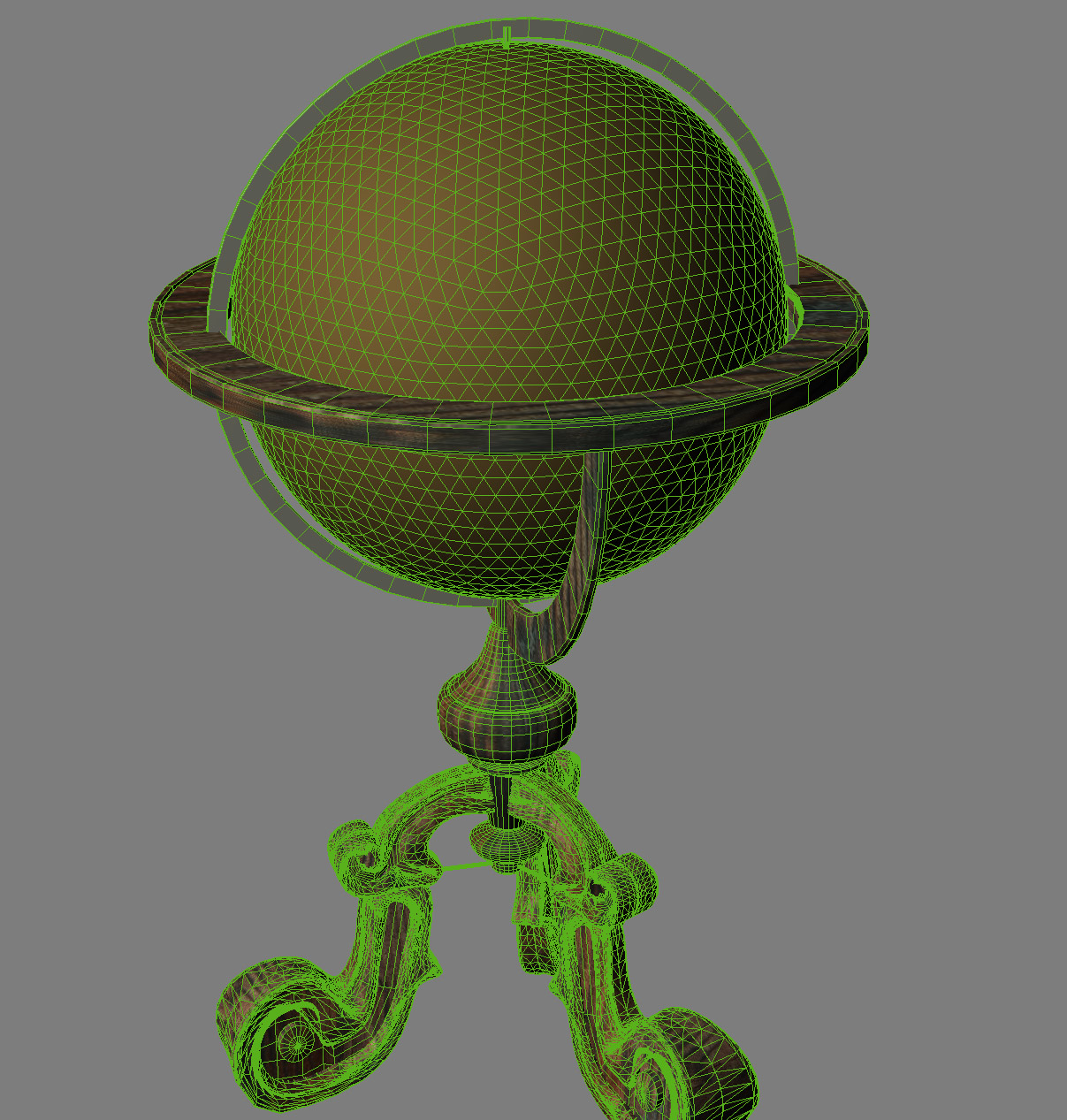 свободно 3D модель Античный глобус - TurboSquid 501480