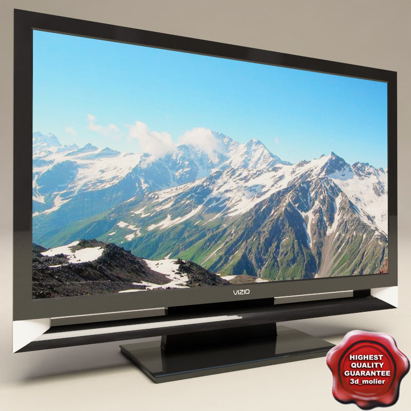 vizio tv 3d model