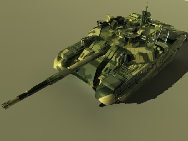 russian t-84-2 battle tank 3d ma