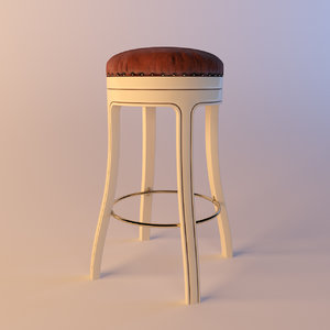 mascheroni president barstool bar stool 3d model