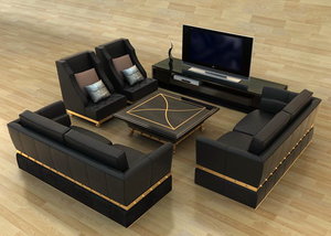 3ds max sofa combination
