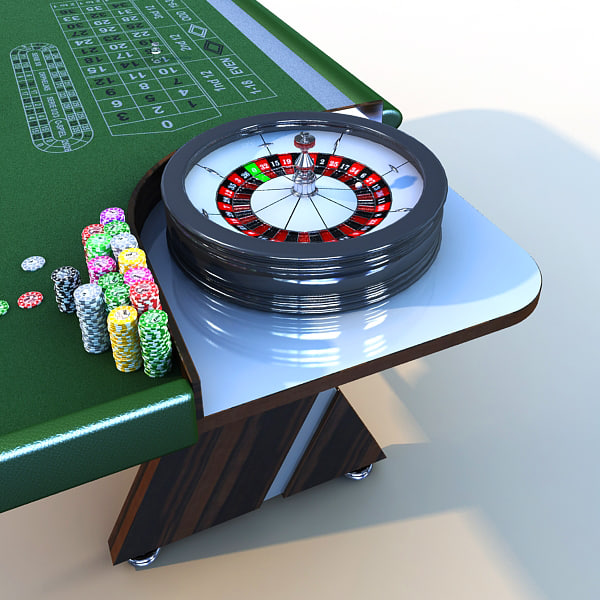 3d model set casino