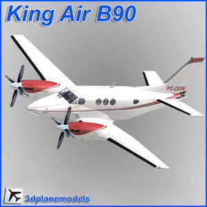 3ds max beechcraft c90 king air