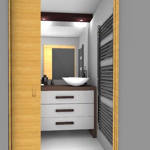 3d model bathroom
