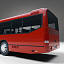 articulated bus mercedes benz 3d model