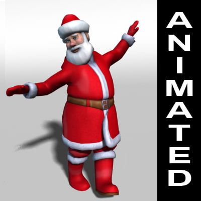 animated santa claus