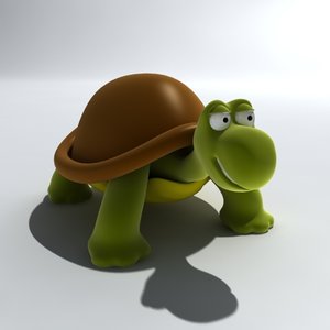 cartoon turtle 3d max