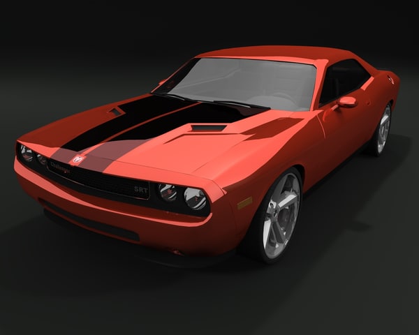 dodge challenger 3d model