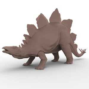 3d ma stegasaurus stegosaurus stegosaurid