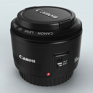 3d canon 50mm f1 8