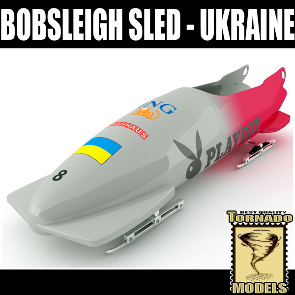 Bobsleigh Sled Ukraine 3d Max