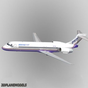 3ds max b717-200 manufacturer livery
