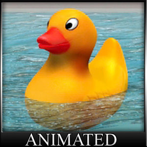3d ducky badeente model