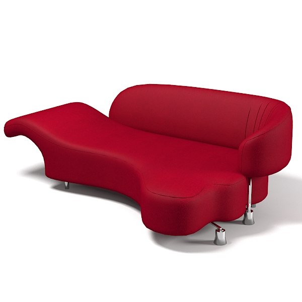 edra flap sofa 3d model