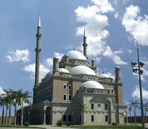 3ds max mosque mohammed ali