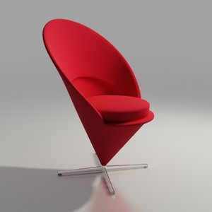 3ds panton cone chair