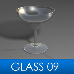 3d margarita glass model
