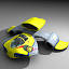 futuristic bulldog 3d x