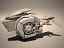 sci fi hover bike 3d model