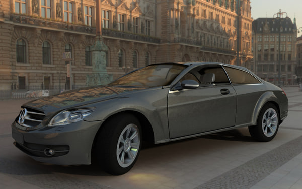 Mercedes Benz Cl 500 3d Model