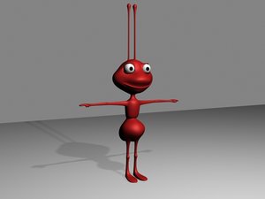 3dsmax ant cartoon