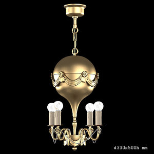 3d model banci chandelier